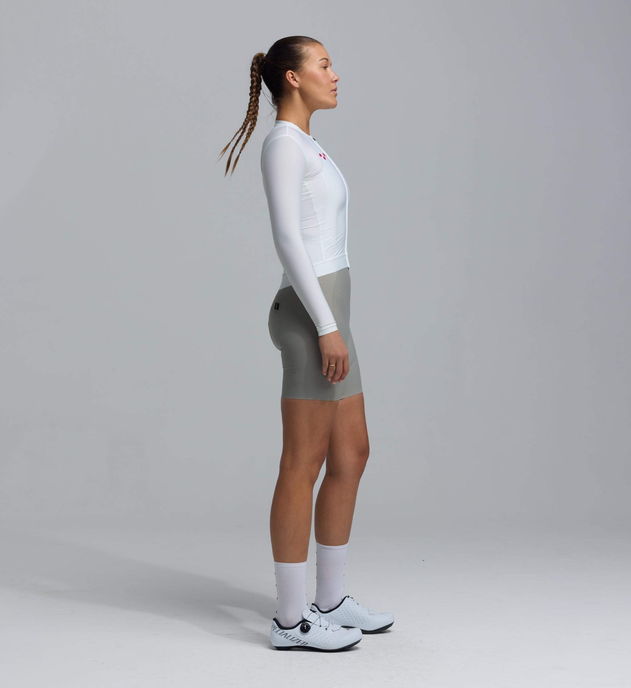 Pedla 薄長袖車衣 Essentials Classic LS Jersey Porcelain 女款 瓷白