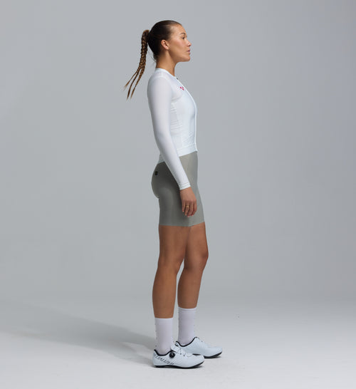 Pedla 薄長袖車衣 Essentials Classic LS Jersey Porcelain 女款 瓷白