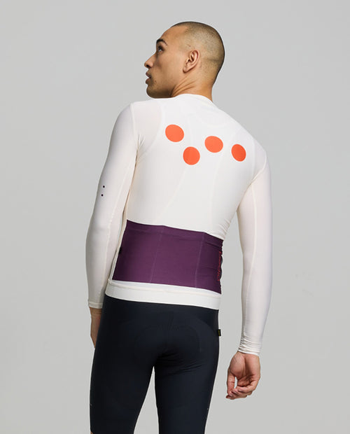 Pedla 薄長袖車衣 BOLD Essentials Classic LS Jersey Almond 男款 杏白