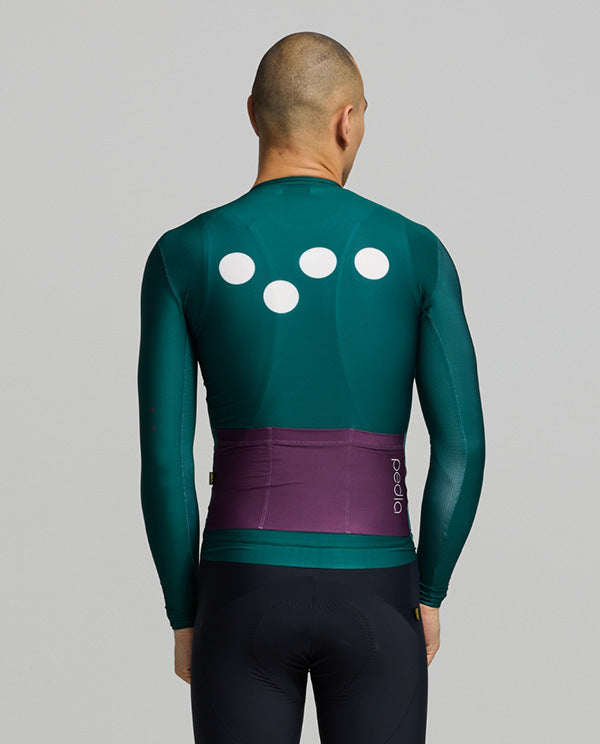 Pedla 薄長袖車衣 BOLD Essentials Classic LS Jersey Pine 男款 松綠