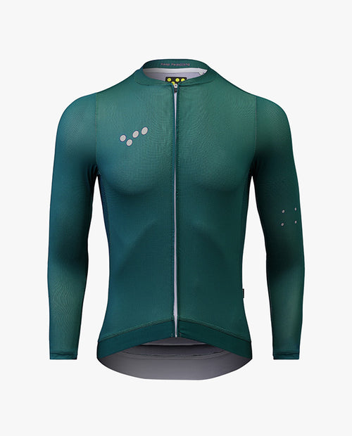 Pedla 薄長袖車衣 BOLD Essentials Classic LS Jersey Pine 男款 松綠