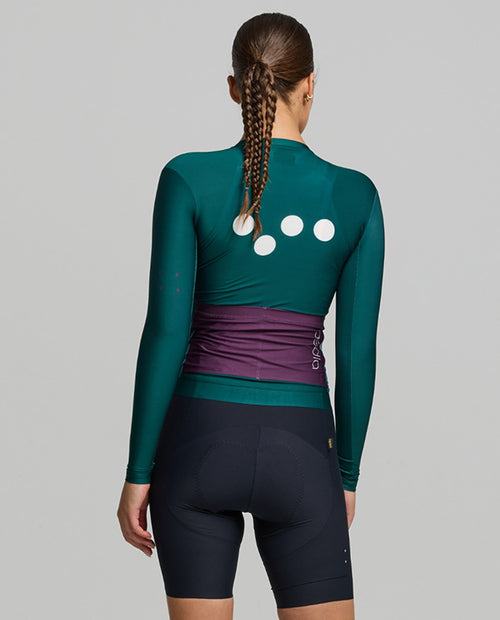 Pedla 薄長袖車衣 BOLD Essentials Classic LS Jersey Pine 女款 松綠