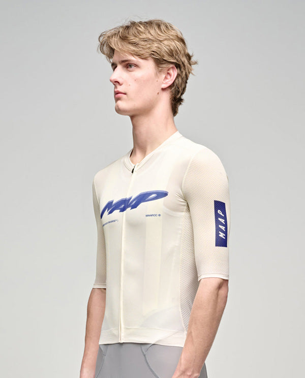 MAAP 車衣 Evade Blaze Pro Air Jersey 3.0 Vanilla 短袖 男款 奶白