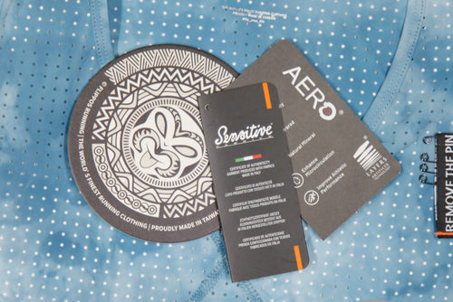 跑衣 FLIPPIES SINGLET AERO® (Men)紮染藍