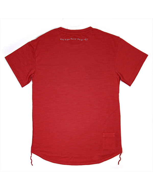 FLIPPOS 跑衣 FEATHERLITE MERINO TEE (Women)紅