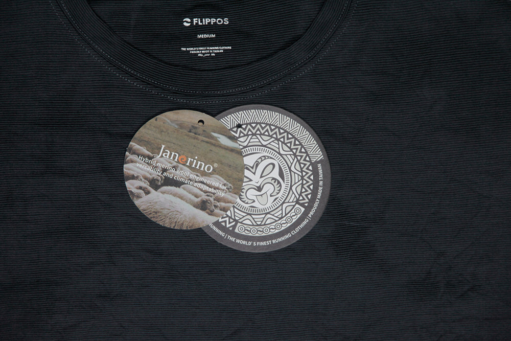 跑衣 FEATHERLITE MERINO TEE (Men)墨灰紮染