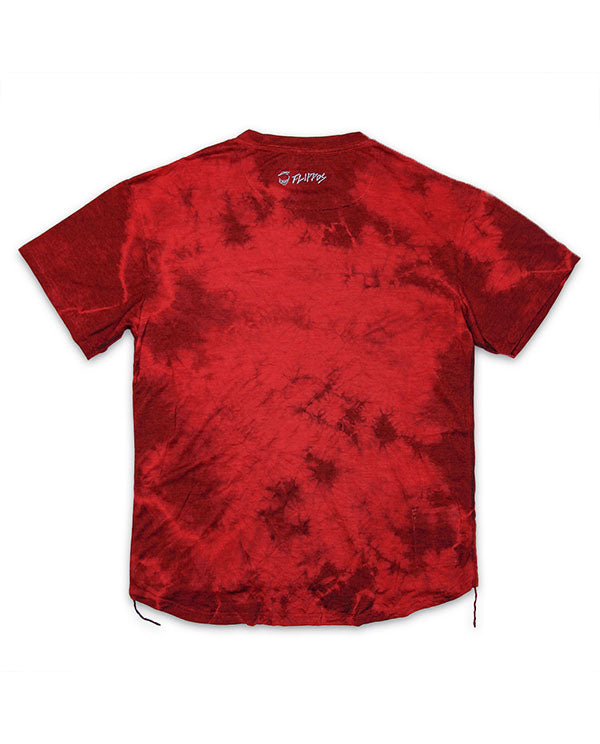 FLIPPOS 跑衣 FEATHERLITE MERINO TEE Tie-Dyed (Men)紅