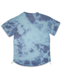 FLIPPOS 跑衣 FEATHERLITE MERINO TEE Tie-Dyed (Men)淺藍