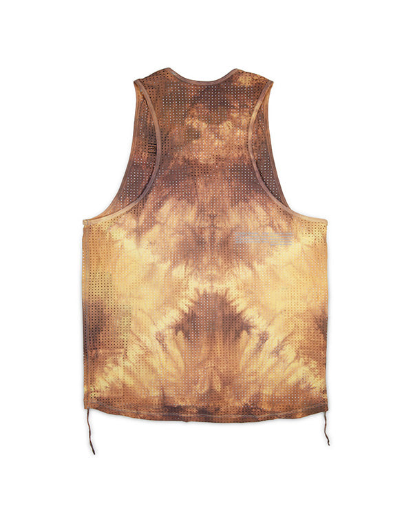 跑衣 FLIPPIES SINGLET AERO® (Men)紮染黃棕