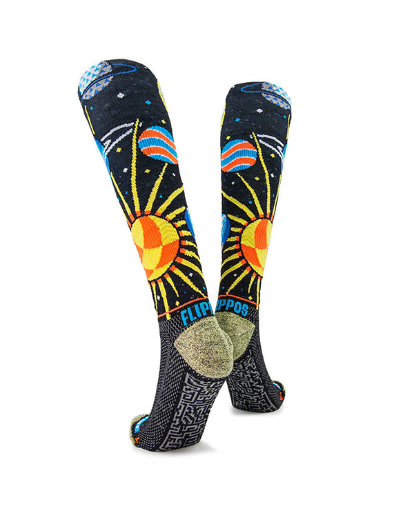 FLIPPOS壓力襪-Space Camp Night 小太空人復刻版 深灰