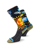 FLIPPOS壓力襪-Space Camp Night 小太空人復刻版 深灰