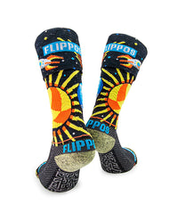 FLIPPOS壓力襪-Space Camp Night 小太空人復刻版 深灰