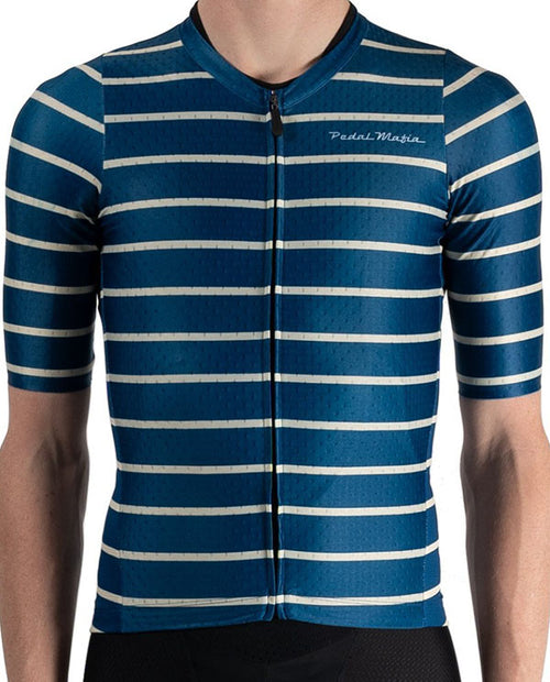 Pedal Mafia 車衣Artist-PassTimes短袖 男-藍/白