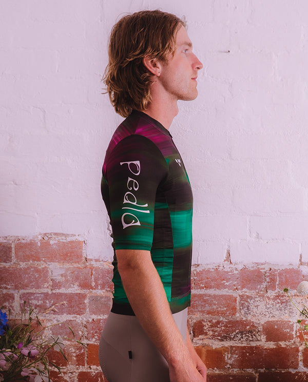 Pedla 車衣Floral Classic Jersey Garden Green 男款 綠