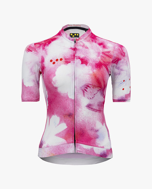 Pedla 車衣Floral Classic Jersey Cosmos Pink White 女款 粉白