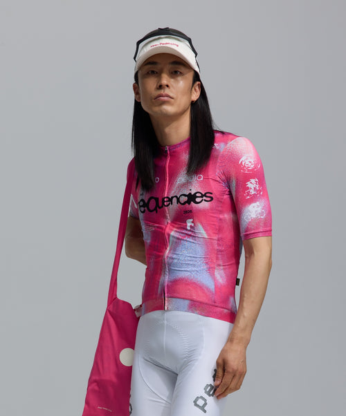 Pedla 車衣Frequencies Classic Jersey Fuchsia Noise 男款 紅