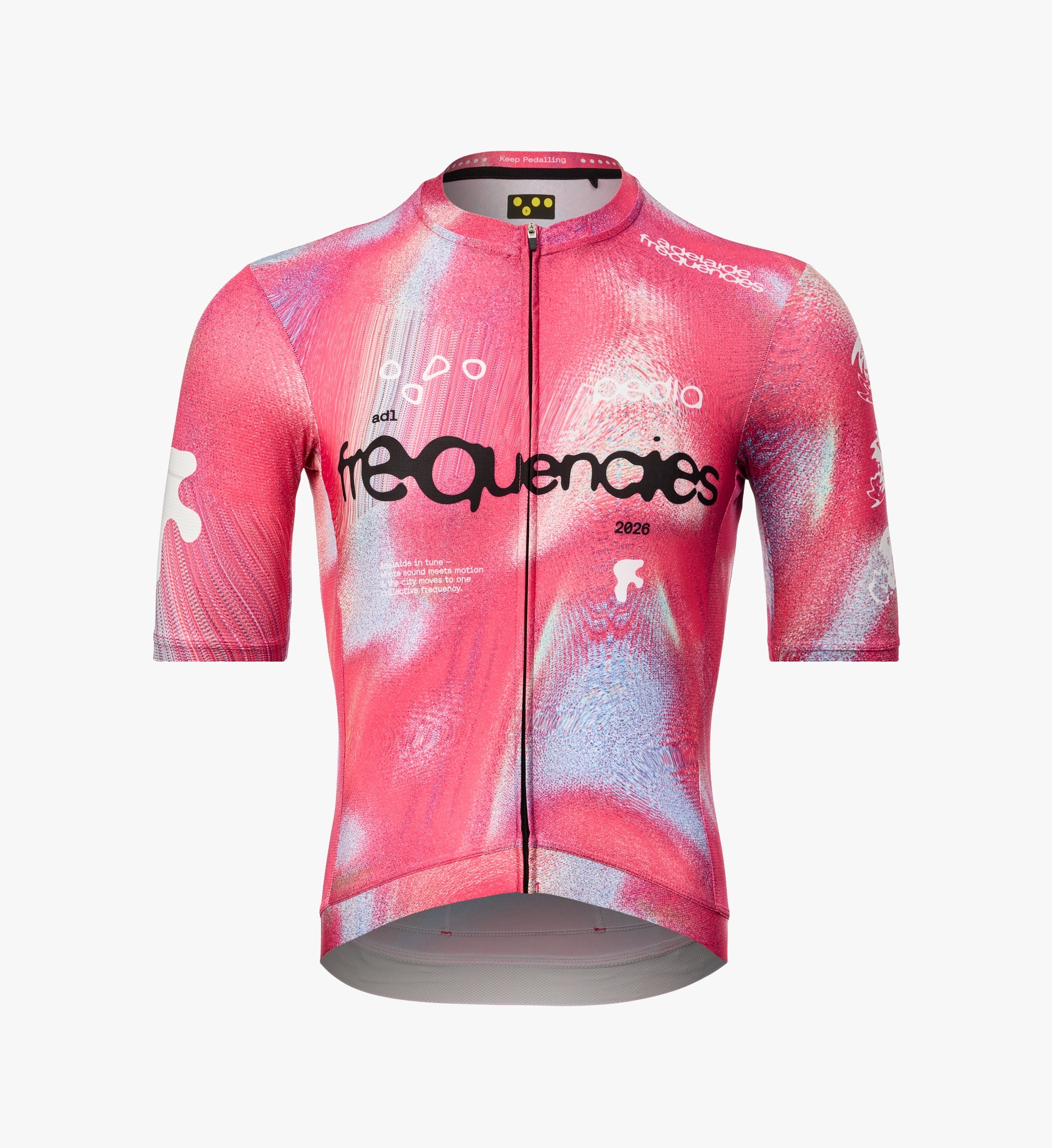 Pedla 車衣Frequencies Classic Jersey Fuchsia Noise 男款 紅
