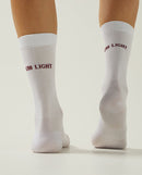 Givelo 車襪G-SOCKS Red/White 白底紅字