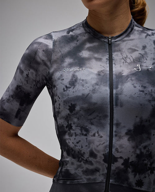 Givelo 車衣G90 LIGHT SS UNISEX BOTANIC JERSEY BLACK 男女共版 黑