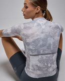 Givelo 車衣G90 LIGHT SS UNISEX BOTANIC JERSEY ICE 男女共版 白灰