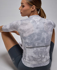 Givelo 車衣G90 LIGHT SS UNISEX BOTANIC JERSEY ICE 男女共版 白灰