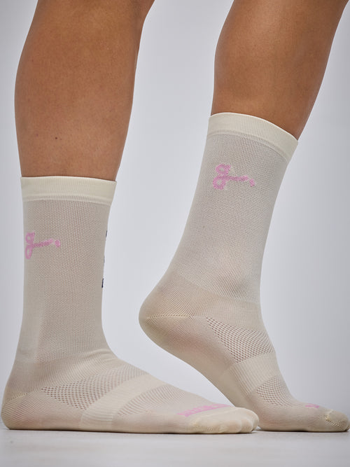 Givelo 車襪 GVL RT G-Socks 2026 - IVORY 象牙白