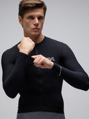 Givelo 薄長袖車衣 C.D.A. LS Jersey Black 黑 - 男女共版