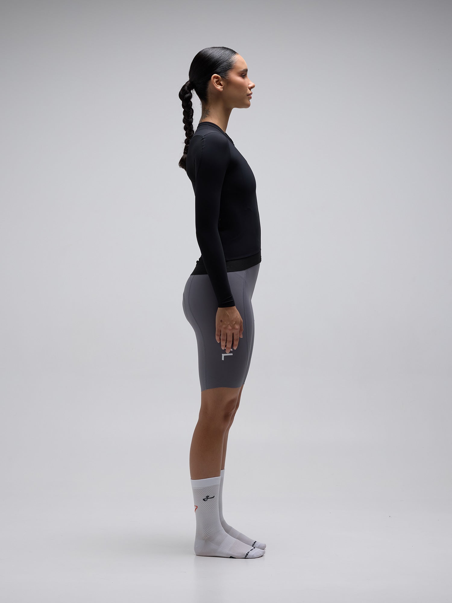 Givelo 薄長袖車衣 C.D.A. LS Jersey Black 黑 - 男女共版