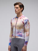 Givelo 薄長袖車衣 C.D.A. LS Jersey Phase 男女共版 米黃染