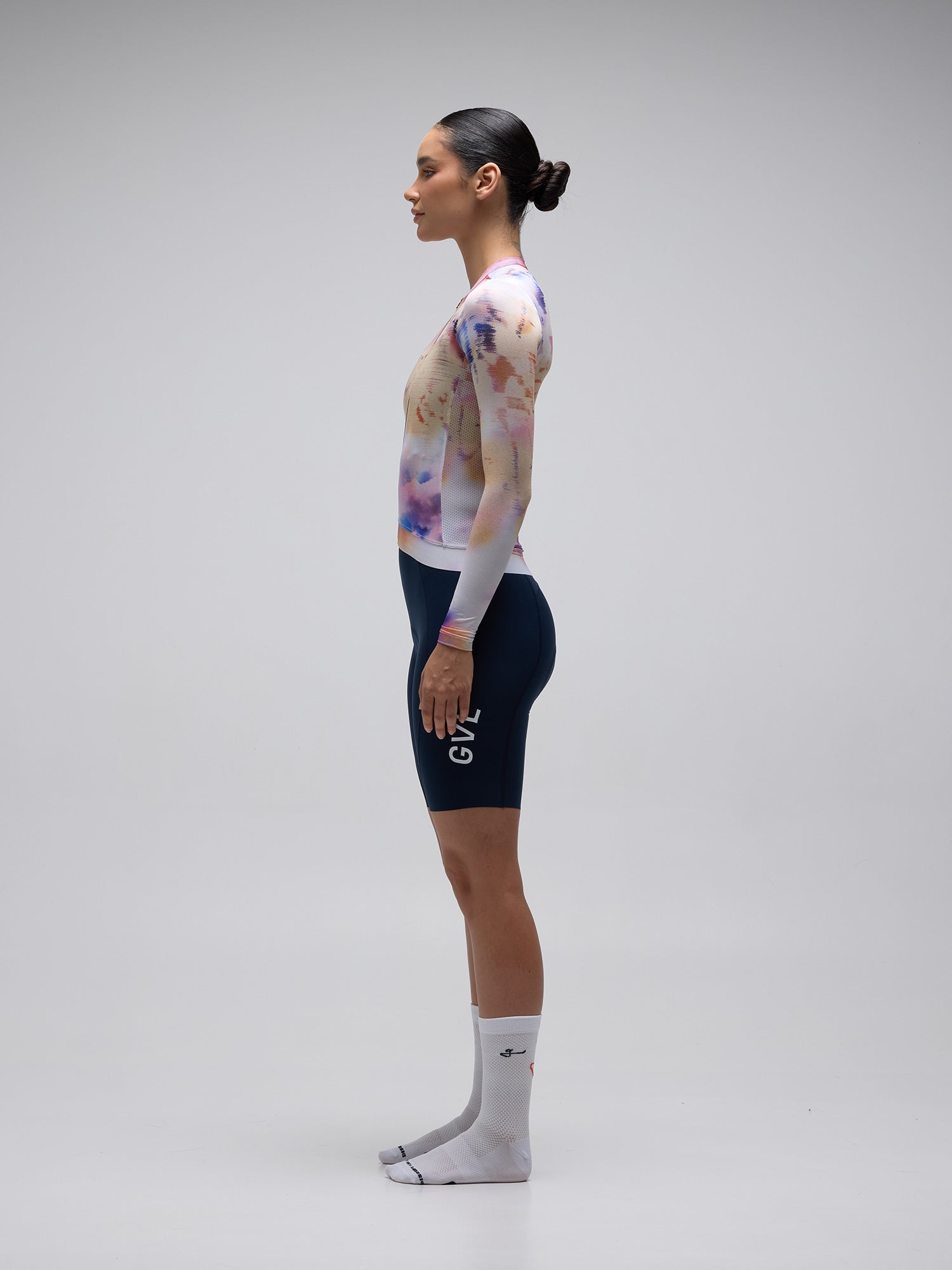 Givelo 薄長袖車衣 C.D.A. LS Jersey Phase 男女共版 米黃染