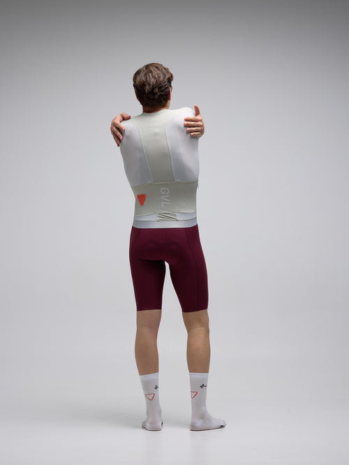 Givelo 薄長袖車衣 C.D.A. LS Jersey Stone 男女共版 灰石