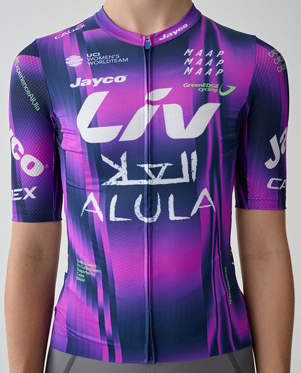 MAAP 車衣 GREEN EDGE PRO AIR Jersey Aurora Midnight 車隊版 短袖 女款 紫
