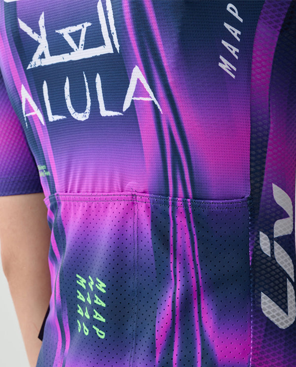 MAAP 車衣 GREEN EDGE PRO AIR Jersey Aurora Midnight 車隊版 短袖 女款 紫