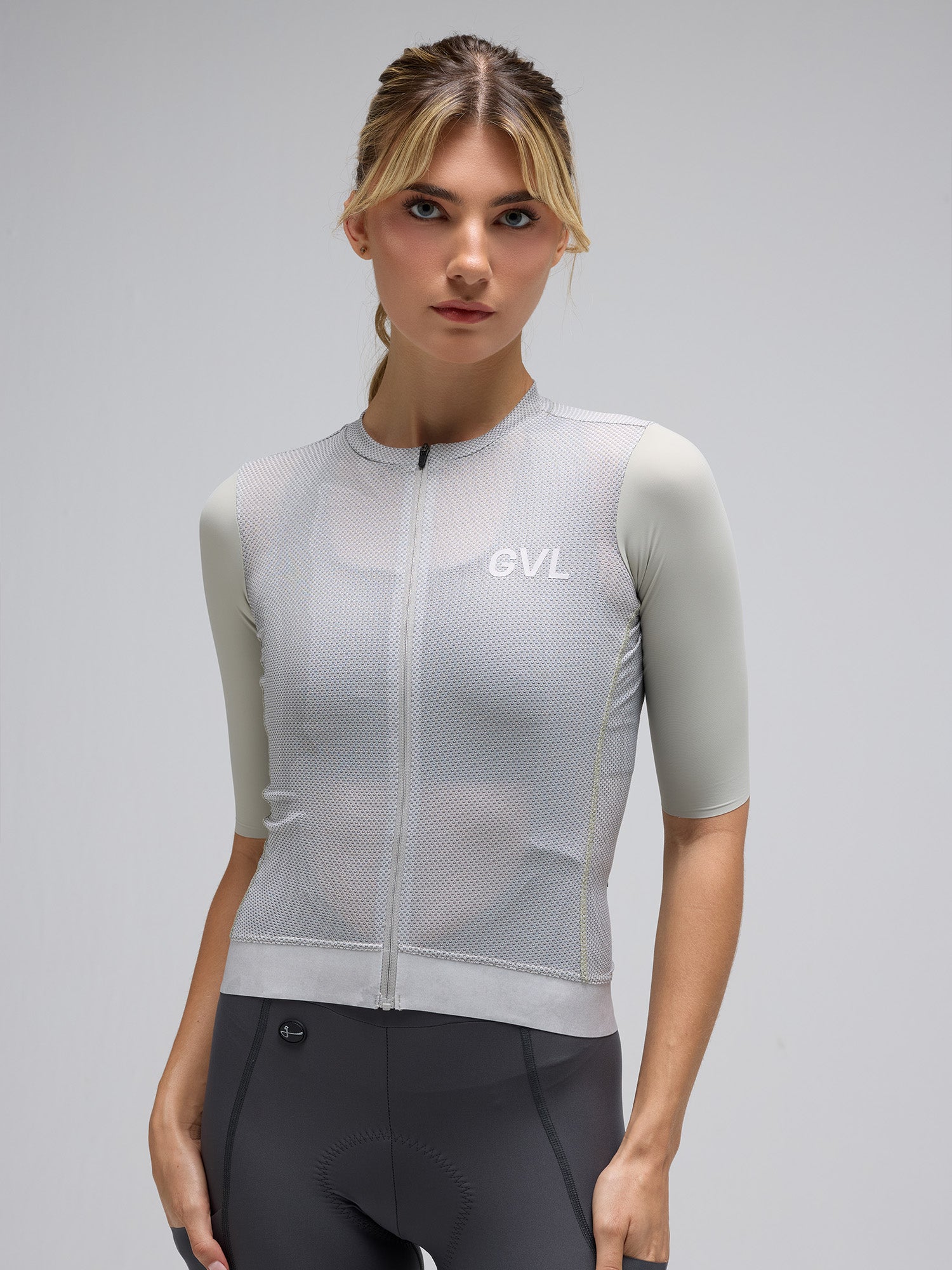 Givelo 車衣 Modern Classic Unisex Graphene Jersey Fossil 男女共版 金屬白
