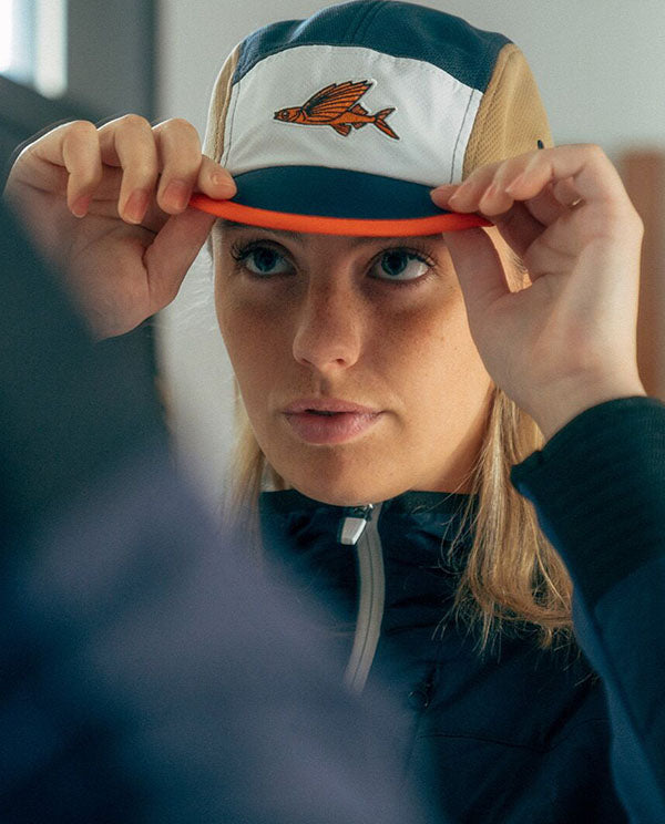 CDC 小帽Gravel Cap NavyWhiteBeige 藍白棕