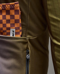 Q36.5 車衣 Gregarius Hybrid Big Fade Long Sleeve Jersey Drab Green 長袖 男款 灰綠