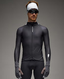 Q36.5 車衣 Gregarius Hybrid Collar Fade Long Sleeve Jersey Black 長袖 男款 黑