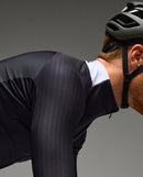 Q36.5 車衣 Gregarius Hybrid Collar Fade Long Sleeve Jersey Black 長袖 男款 黑