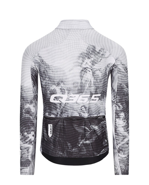 Q36.5 車衣Gregarius Hybrid Fresco Long Sleeve Jersey 男款 潑墨灰