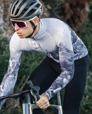 Q36.5 車衣Gregarius Hybrid Fresco Long Sleeve Jersey 男款 潑墨灰