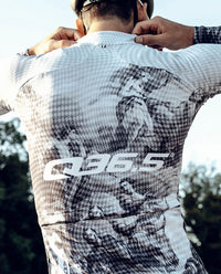 Q36.5 車衣Gregarius Hybrid Fresco Long Sleeve Jersey 男款 潑墨灰