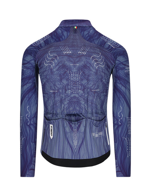 Q36.5 薄長袖車衣Gregarius Hybrid Light Aeroflow LS Jersey Navy Blue 男款 藍