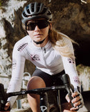 Q36.5 薄長袖車衣Gregarius Hybrid Light Retrofuture LS Jersey White 女款 白