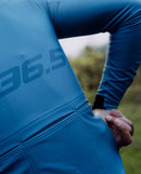 Q36.5 車衣Gregarius Hybrid Signature LS Jersey Cerulean Blue 長袖 男款 蔚藍
