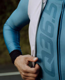 Q36.5 車衣Gregarius Hybrid Signature LS Jersey Cerulean Blue 長袖 男款 蔚藍