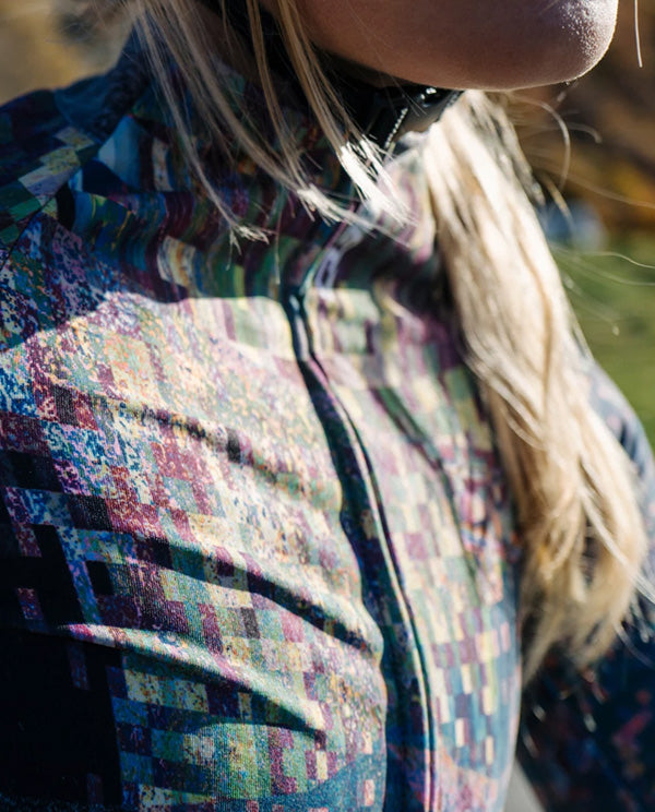 Q36.5 車衣Gregarius Hybrid Thermomap LS Jersey Thermo Green 長袖 女款 藍綠