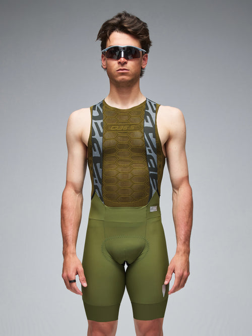 Q36.5 車褲Gregarius Pro Bib Shorts Drab Green 男款 草綠