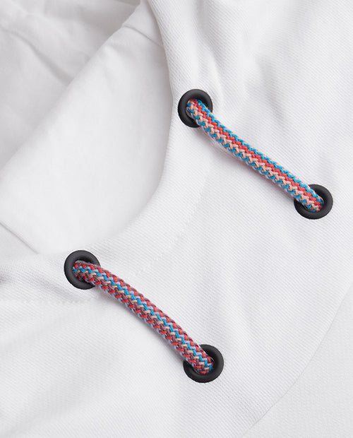 SYN 連帽長T Pro Team Hoodie White 白 | Cycling FABRO 頂級車衣專賣店