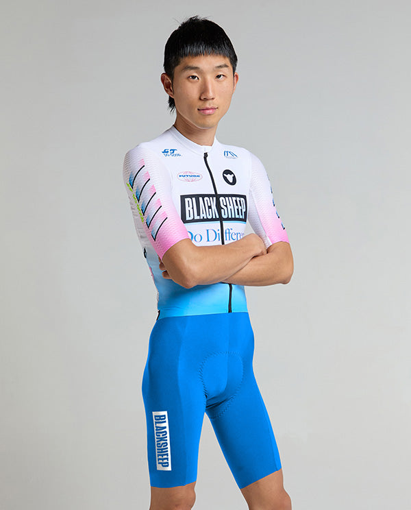 Black Sheep 黑羊 車褲 Mens Racing Seamless Bib Brace 2.0 Supersonic 男款 藍