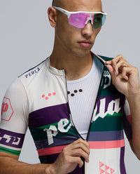 Pedla 車衣 Heritage Classic Jersey Multi 男款 白藍綠